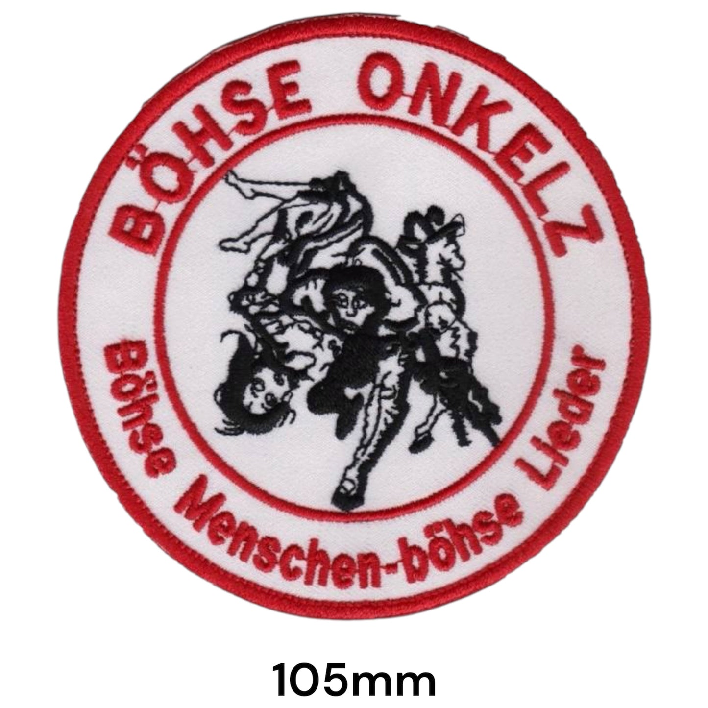 Böhse Onkelz Böhse Menschen Böhse Lieder Patch Big HQ | Embroidered Iron-On