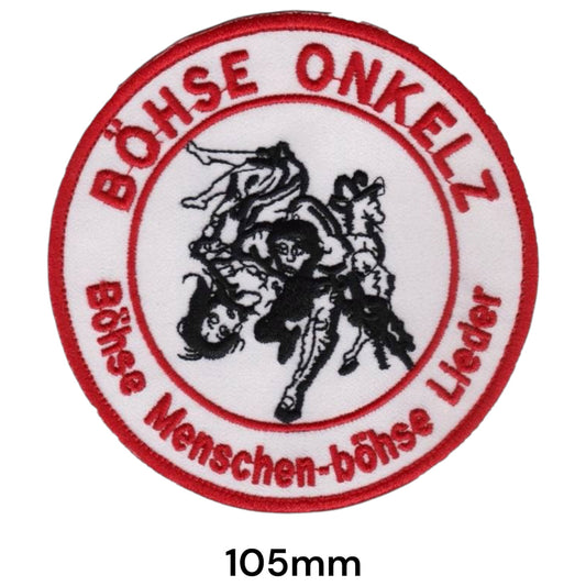 Böhse Onkelz Böhse Menschen Böhse Lieder Patch Big HQ | Embroidered Iron-On