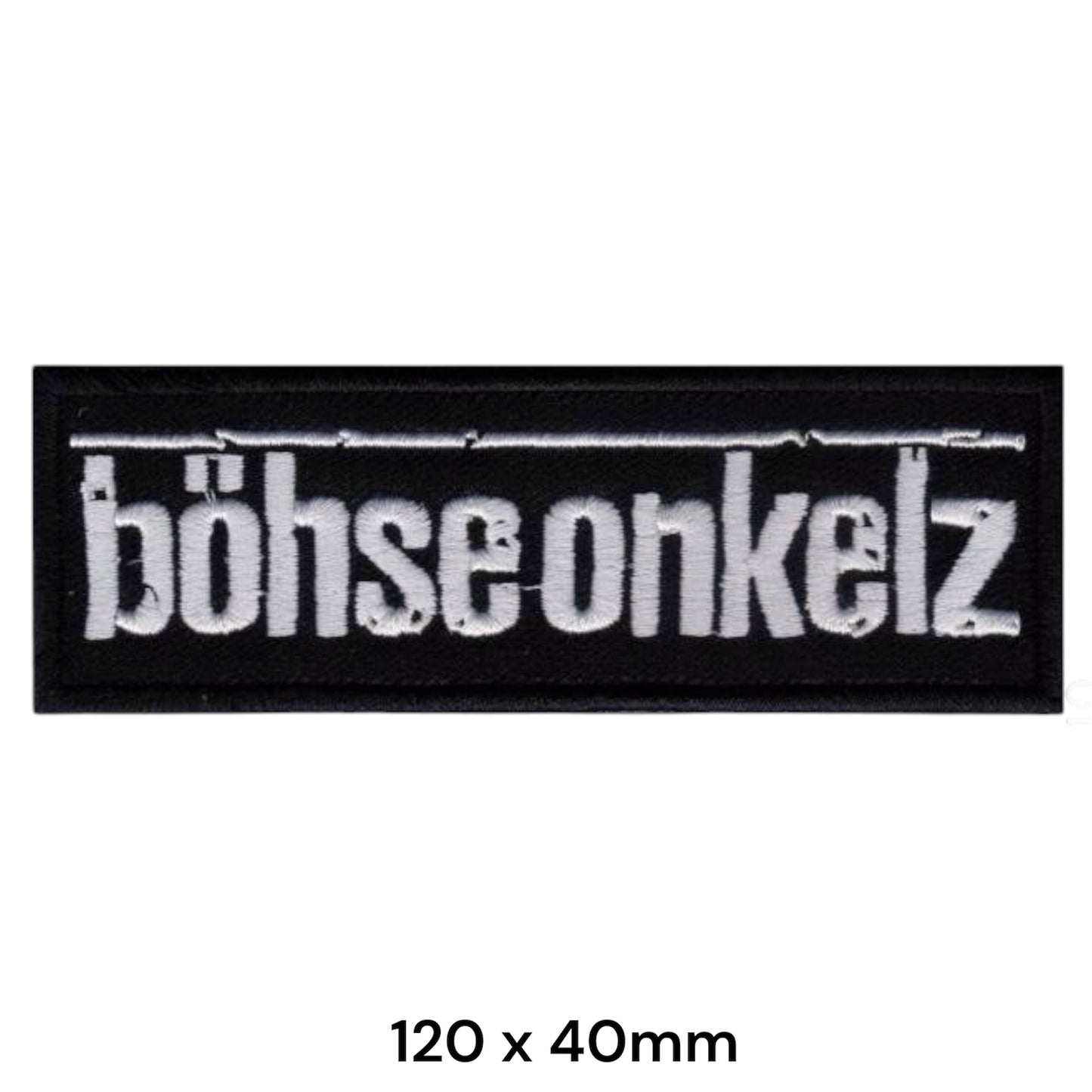 Böhse Onkelz Patch Big | Embroidered Rock Band Iron-On Patch