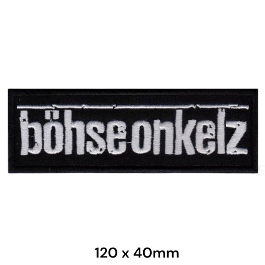 Böhse Onkelz Patch Big | Embroidered Rock Band Iron-On Patch