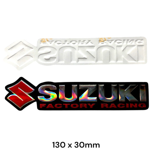 Suzuki Factory Racing Sticker Holographic | Motorcycle Decal