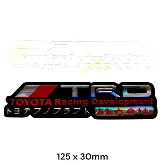 Toyota TRD Racing Development Sticker Holographic | Car Decal