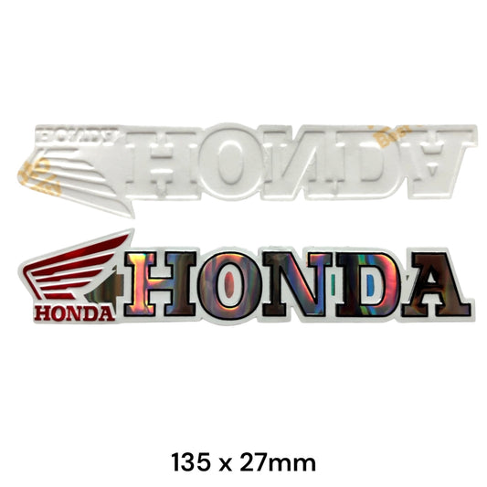 Honda Wing Sticker Holographic | Motorcycle Logo Decal