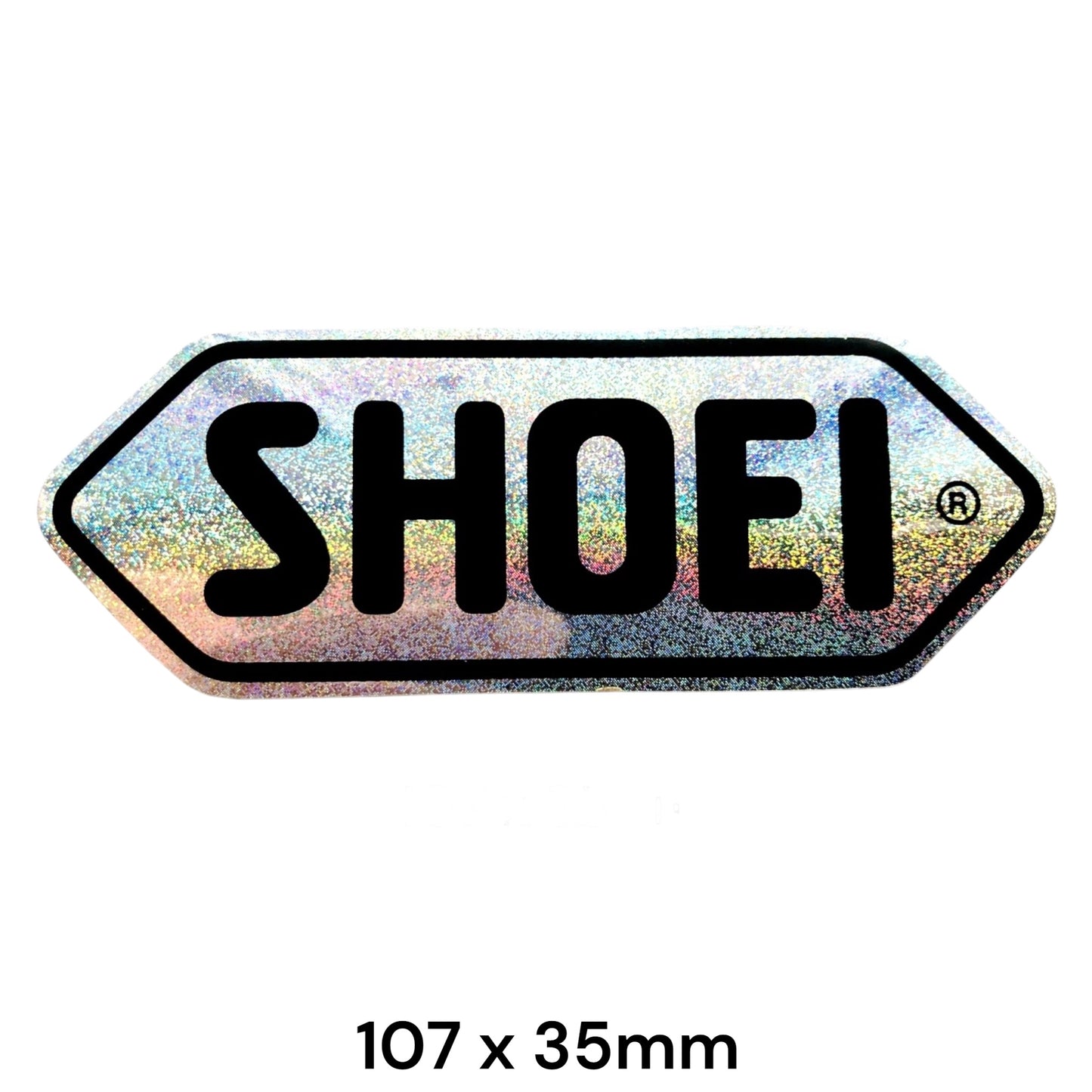 Shoei Helmet Sticker Holographic | Motorcycle Helmet Decal