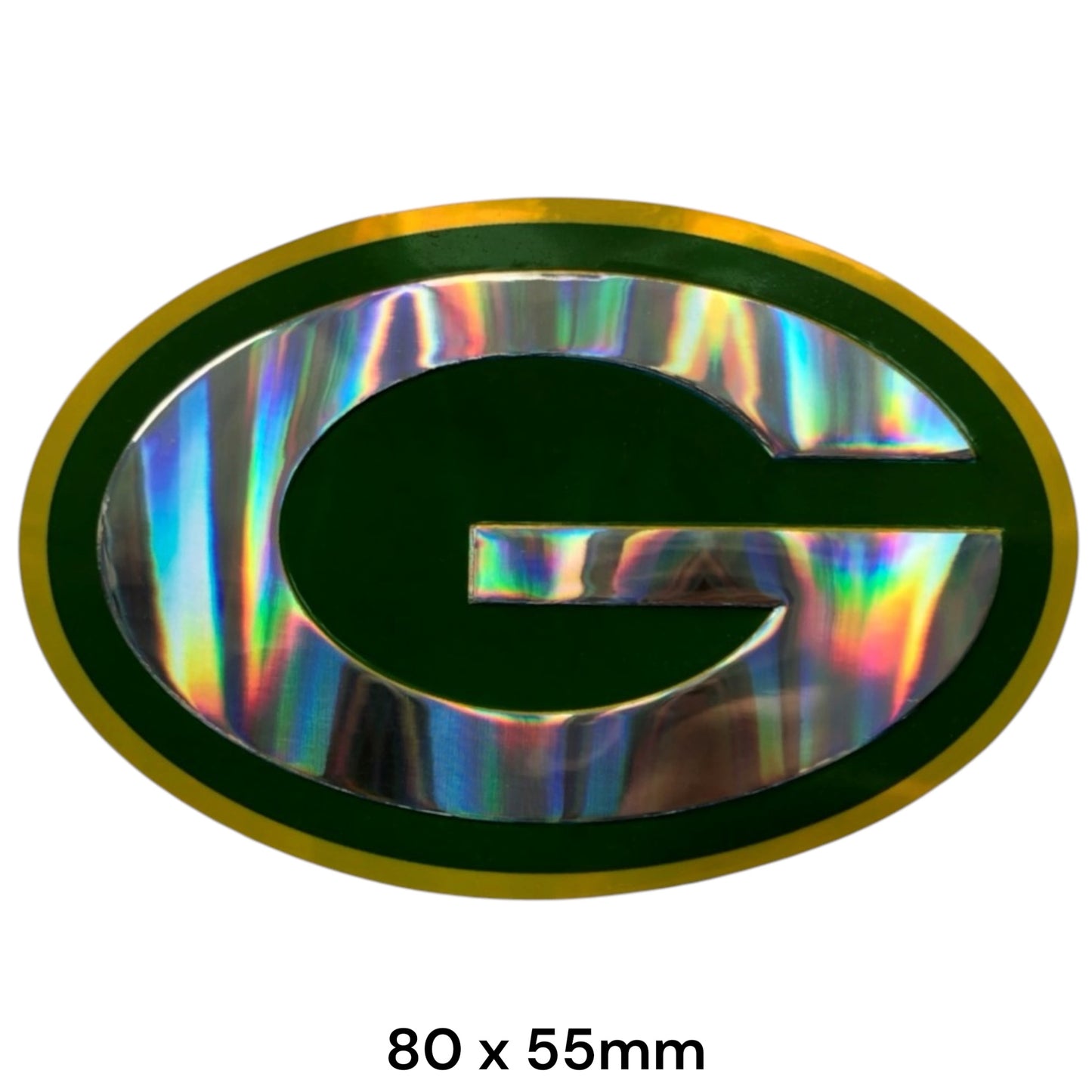 Green Bay Packers Sticker Holographic | NFL Football Team Logo Decal