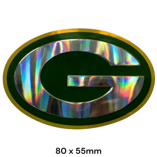 Green Bay Packers Sticker Holographic | NFL Football Team Logo Decal