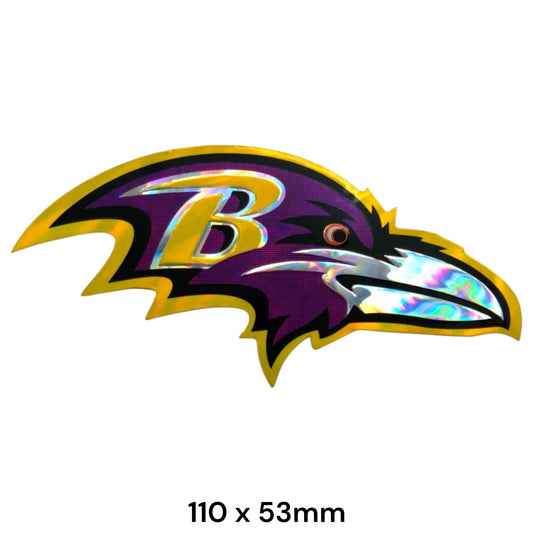 Baltimore Ravens Sticker Holographic | NFL Football Team Logo Decal