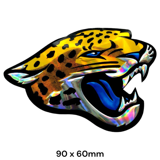 Jacksonville Jaguars Sticker Holographic | NFL Football Team Logo Decal