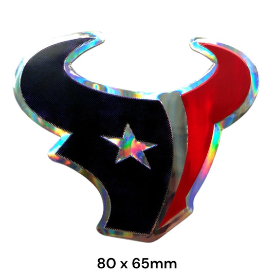 Houston Texans Sticker Holographic | NFL Football Team Logo Decal