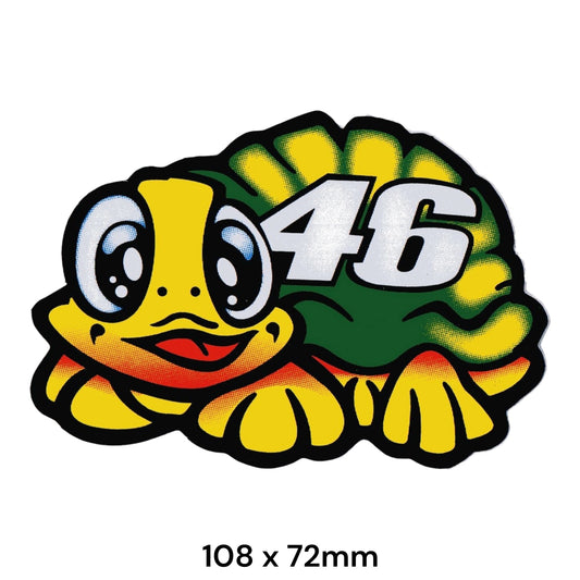 Valentino Rossi 46 Turtle Sticker 2-Pack | MotoGP VR46 Motorcycle Decal