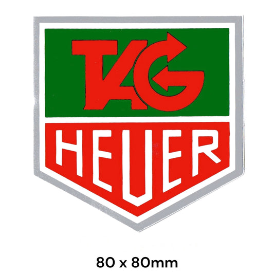 TAG Heuer Shield Sticker 2-Pack | Luxury Watch Racing Motorsport Decal