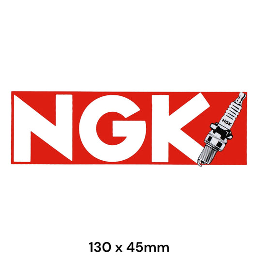 NGK Spark Plug Sticker 2-Pack | Car Motorcycle Racing Decal