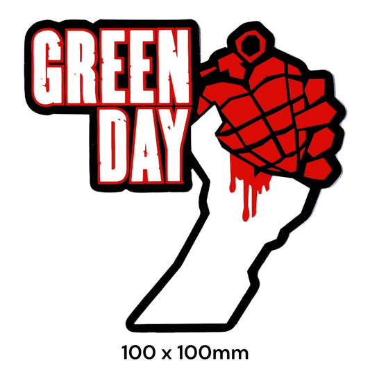 Green Day American Idiot Grenade Sticker 2-Pack | Rock Band Music Decal