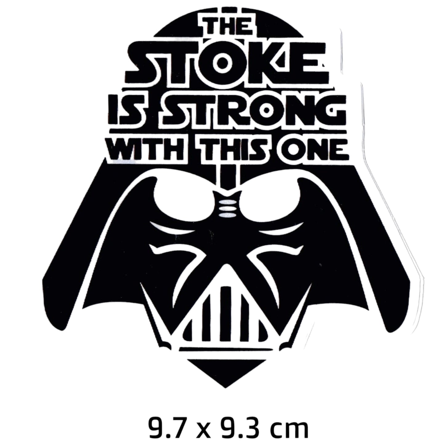 The Stoke Is Strong With This One Darth Vader Sticker 2-Pack | Star Wars Surf Decal
