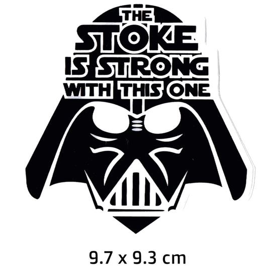 The Stoke Is Strong With This One Darth Vader Sticker 2-Pack | Star Wars Surf Decal