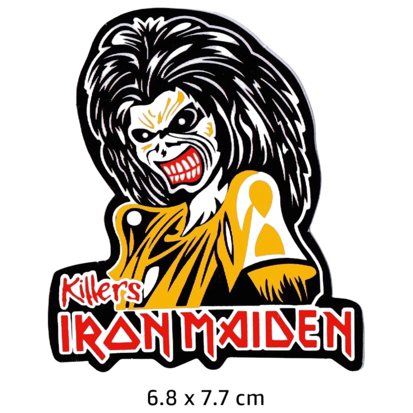 Iron Maiden Killers Eddie Sticker 2-Pack | Heavy Metal Band Music Decal