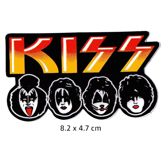 KISS Band Faces Sticker 2-Pack | Rock Band Music Car Decal