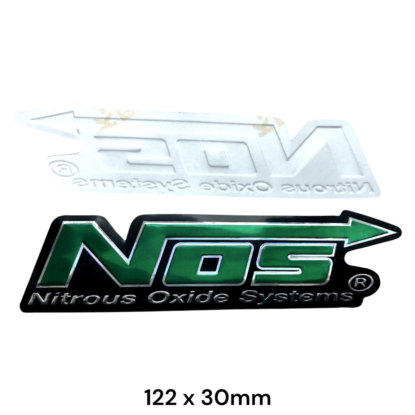 NOS Nitrous Oxide Systems 3D Dome Sticker | Car Decal