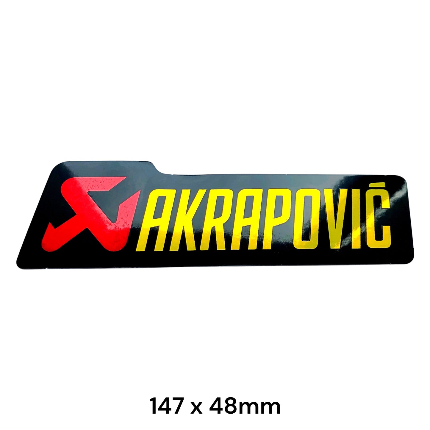 Akrapovic 3D Dome Sticker | Exhaust Motorcycle Car Decal