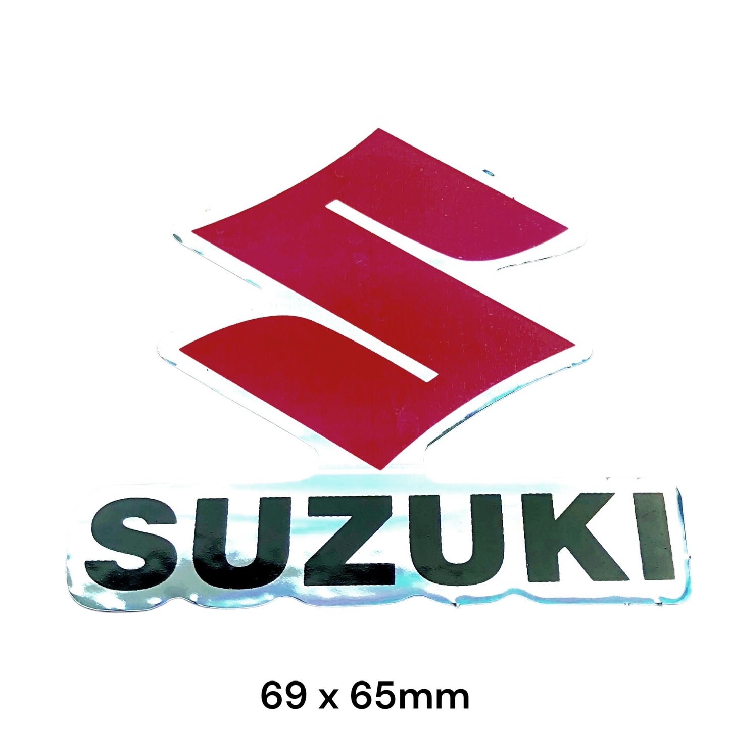 Suzuki Logo 3D Dome Sticker Set | Motorcycle Car Decal