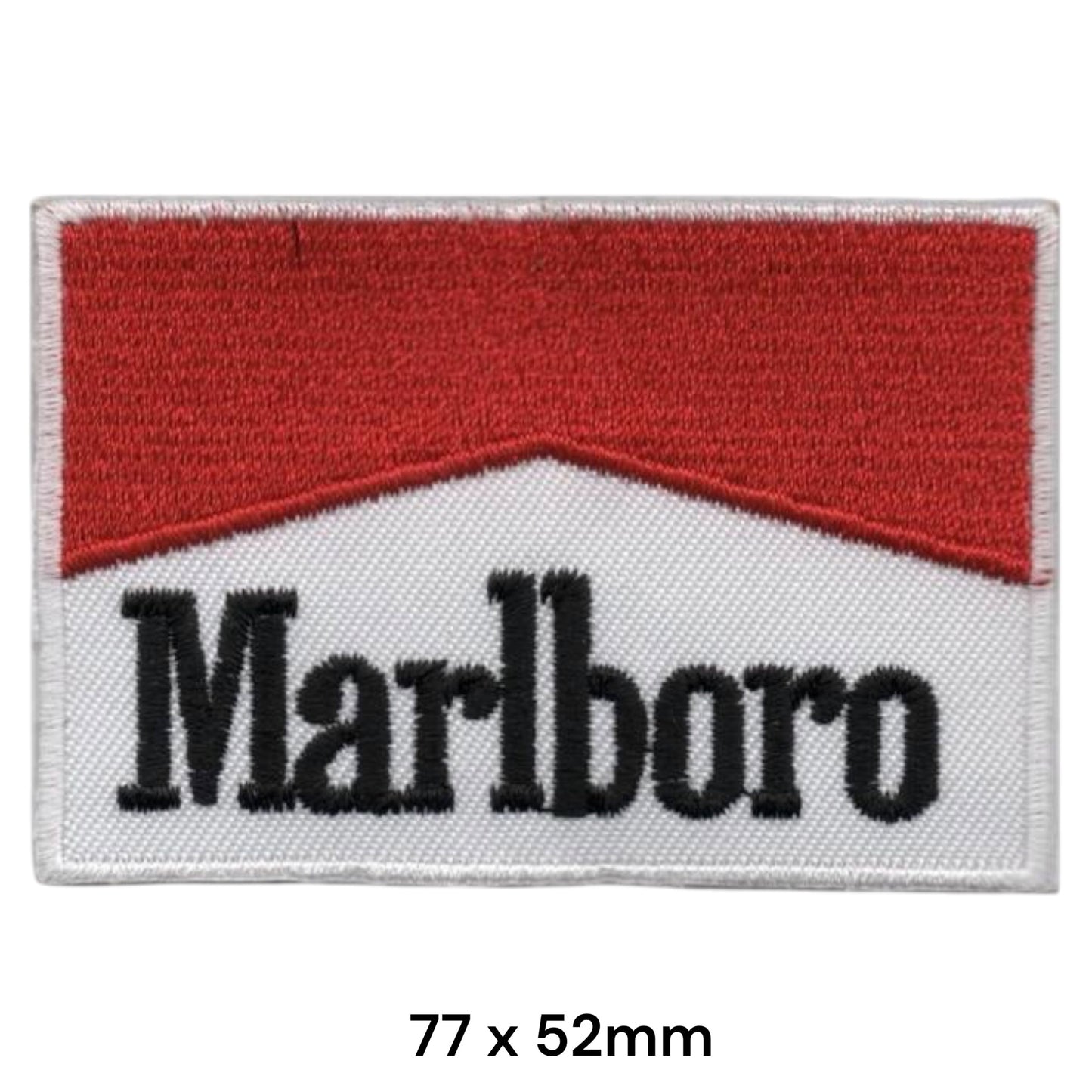 Marlboro Embroidered Patch Iron-On Sew-On Vintage Racing Formula 1 Classic Jacket Badge