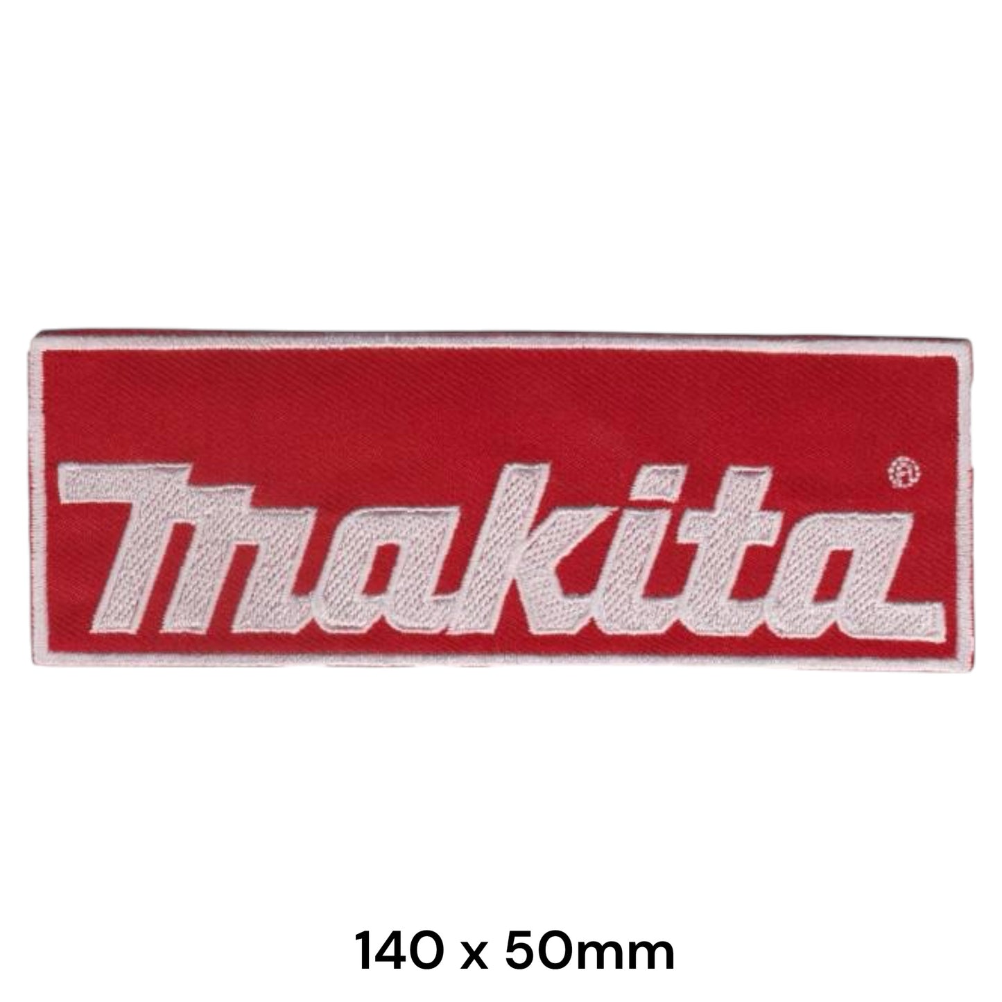 Makita Logo Embroidered Patch Iron-On Sew-On Power Tools Workwear Classic Jacket Badge