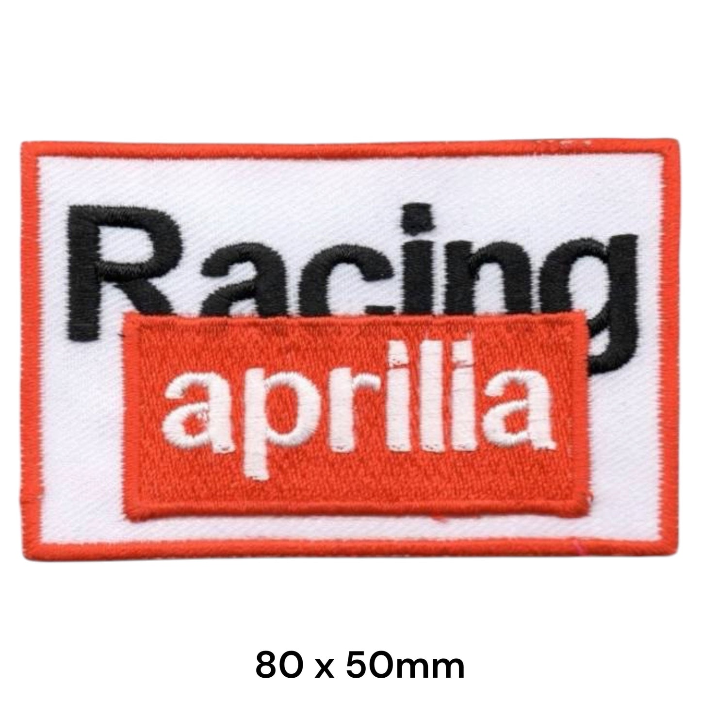 Racing Aprilia Embroidered Patch Iron-On Sew-On MotoGP Motorcycle Biker Classic Jacket Badge