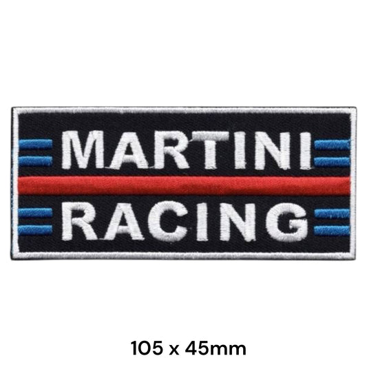 Martini Racing Embroidered Patch Iron-On Sew-On Vintage Formula 1 Rally Classic Jacket Badge