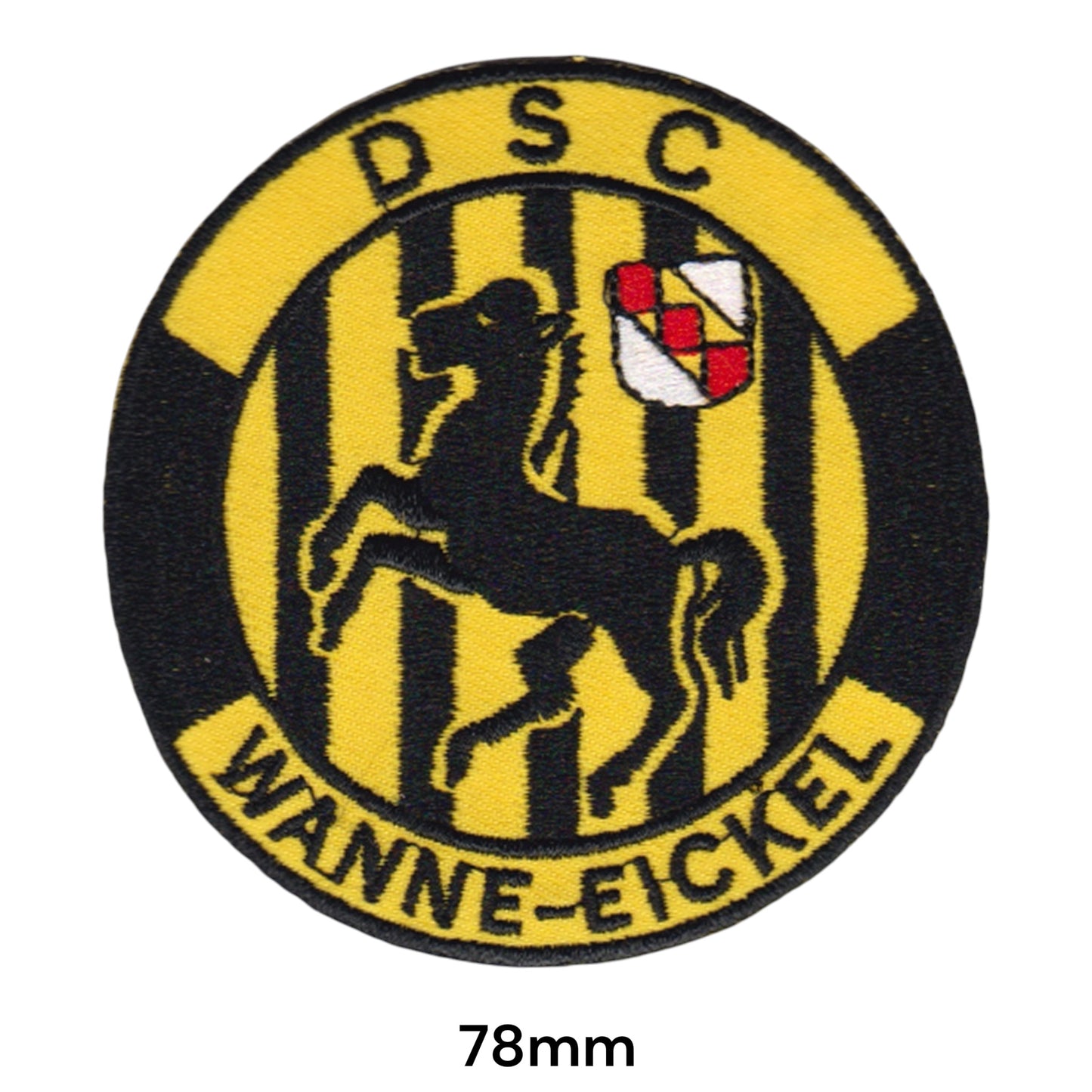 DSC Wanne-Eickel Round Embroidered Patch Iron-On Sew-On Football Club Badge