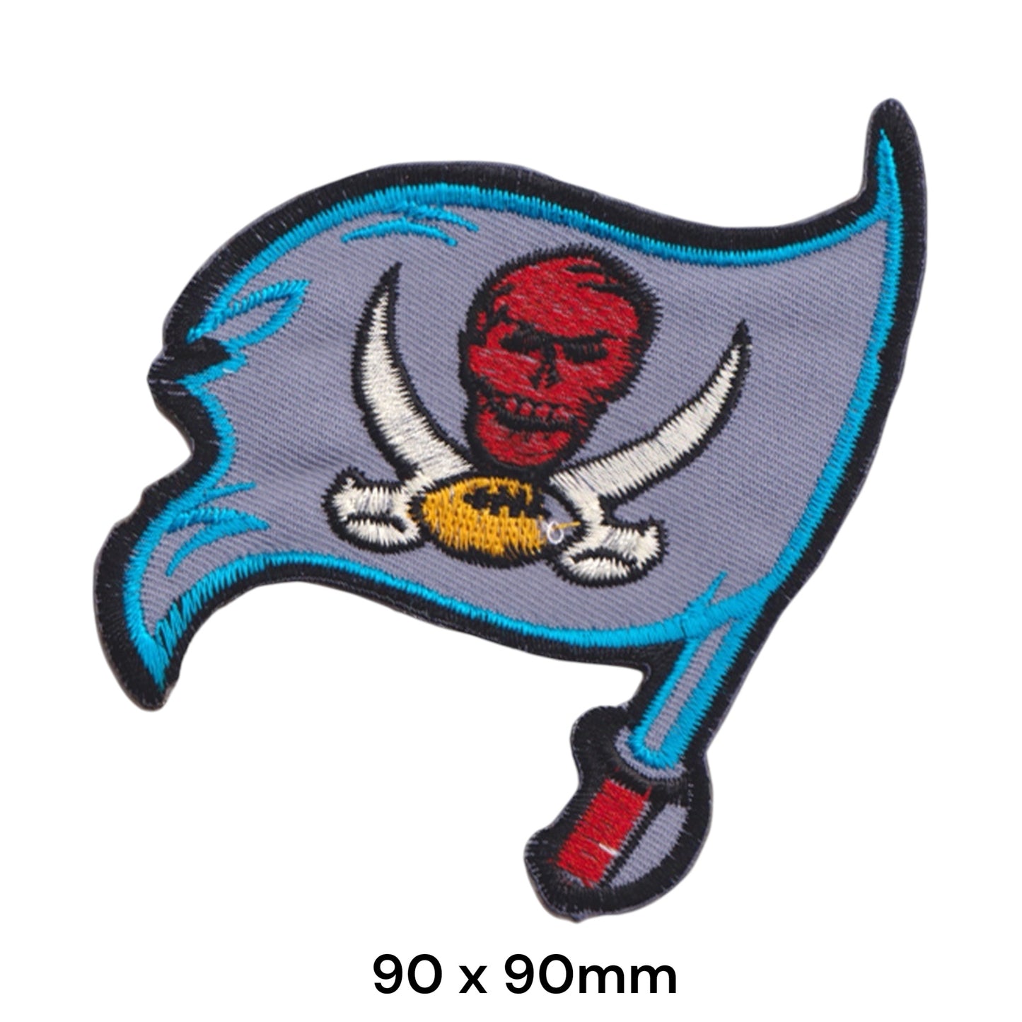 Tampa Bay Buccaneers Flag Logo Embroidered Patch Iron-On Sew-On NFL Football Badge