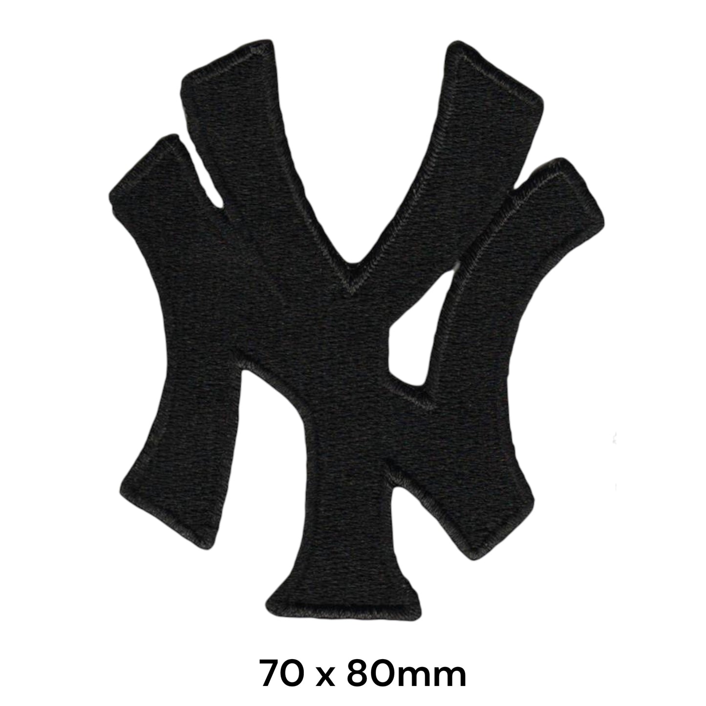 New York Yankees NY Logo Embroidered Patch Iron-On Sew-On MLB Baseball Badge