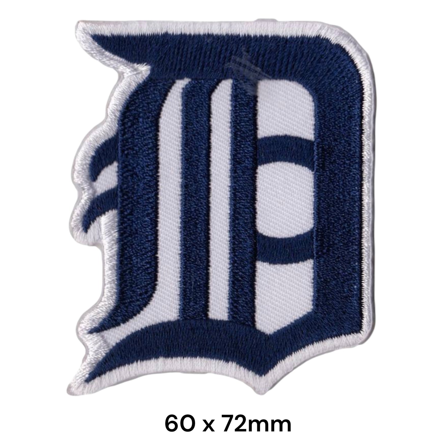 Detroit Tigers Old English D Embroidered Patch Iron-On Sew-On MLB Baseball Badge