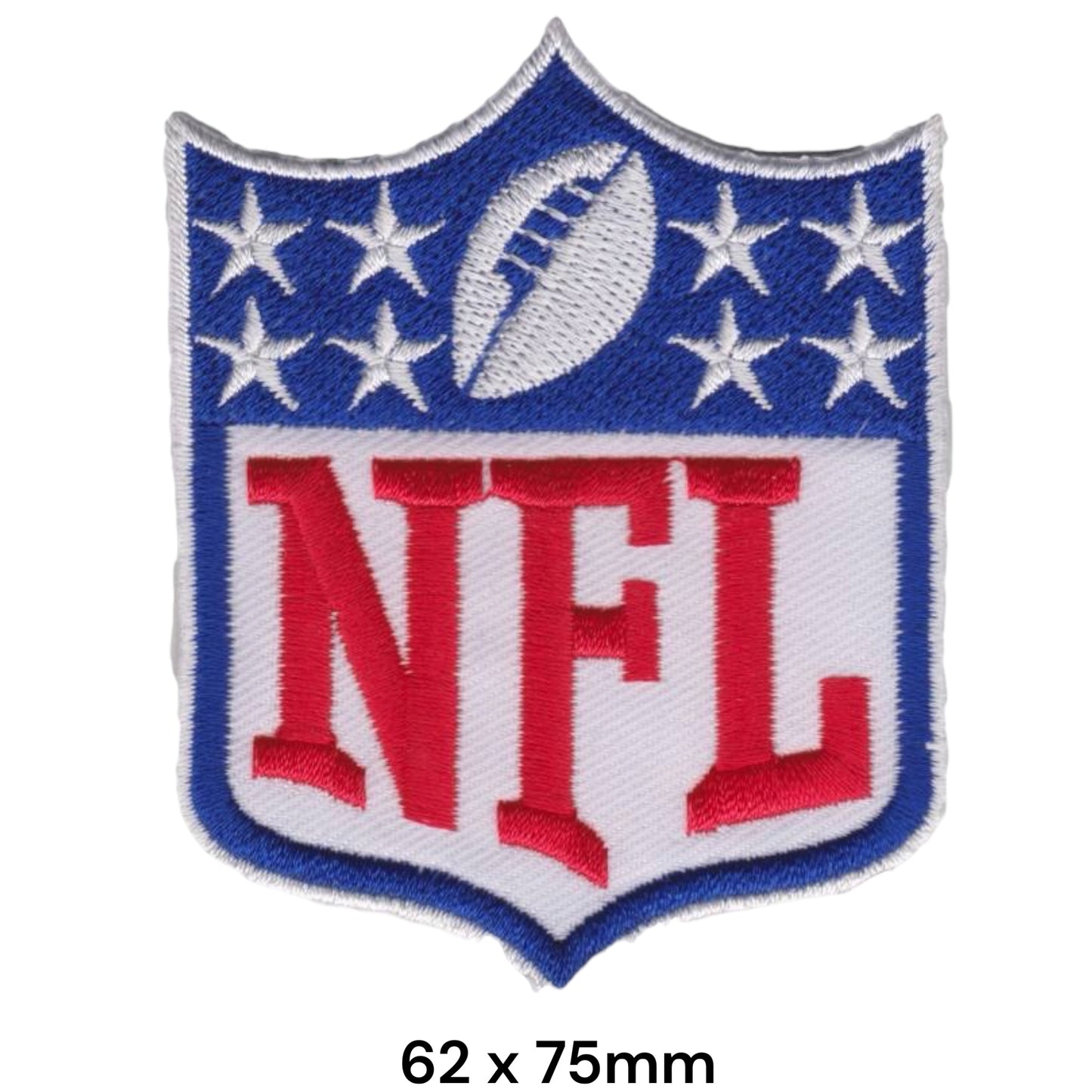 NFL Shield Logo Embroidered Patch Iron-On Sew-On American Football Badge