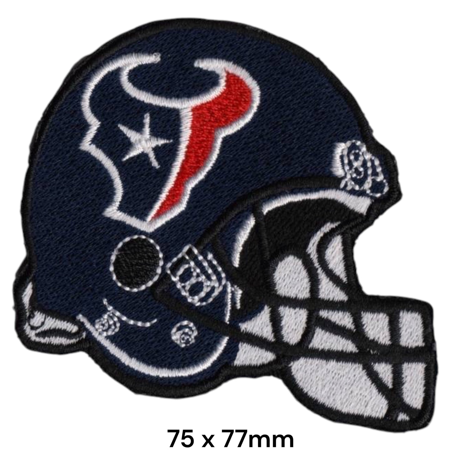 Houston Texans Helmet Embroidered Patch Iron-On Sew-On NFL Football Badge