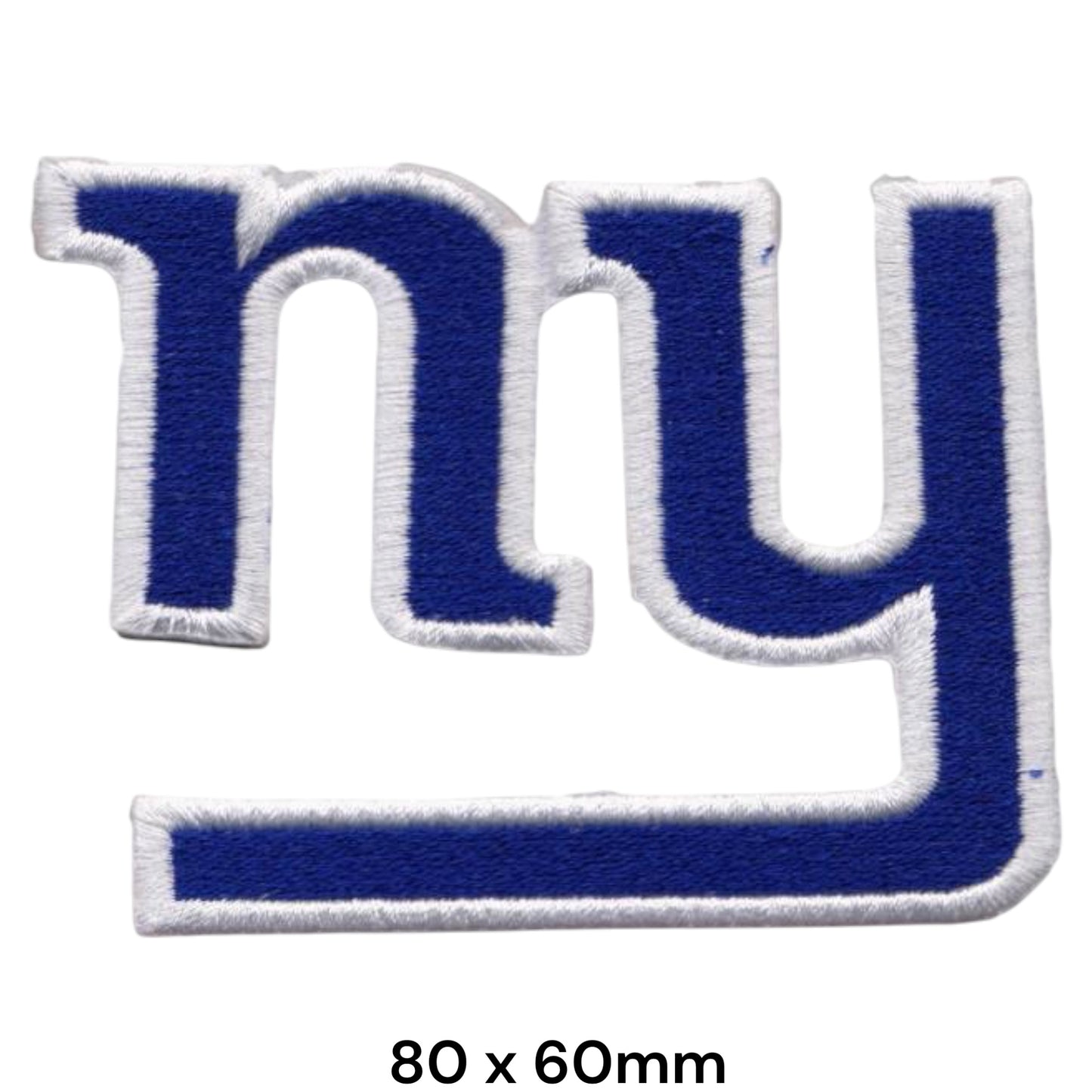 New York Giants ny Logo Embroidered Patch Iron-On Sew-On NFL Football Badge