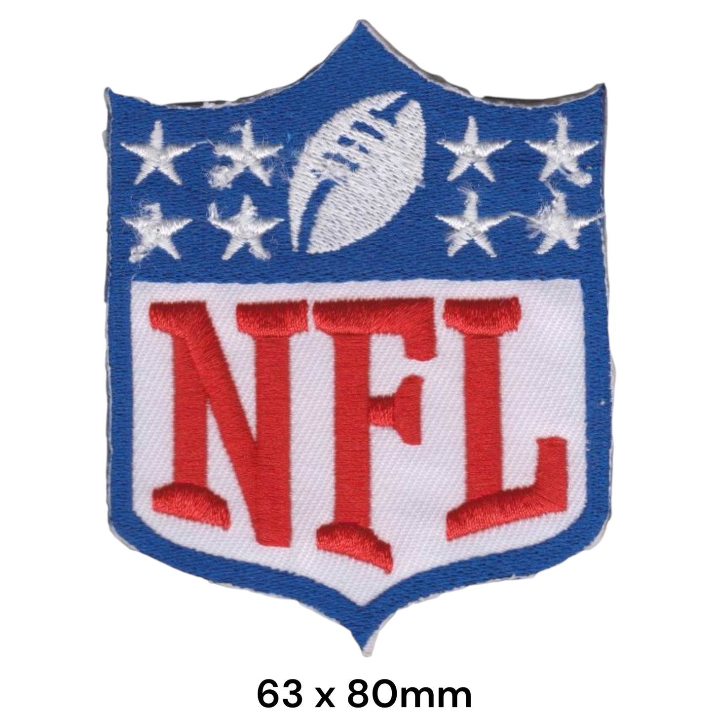 NFL Shield Logo Football Stars Embroidered Patch Iron-On Sew-On American Football Badge