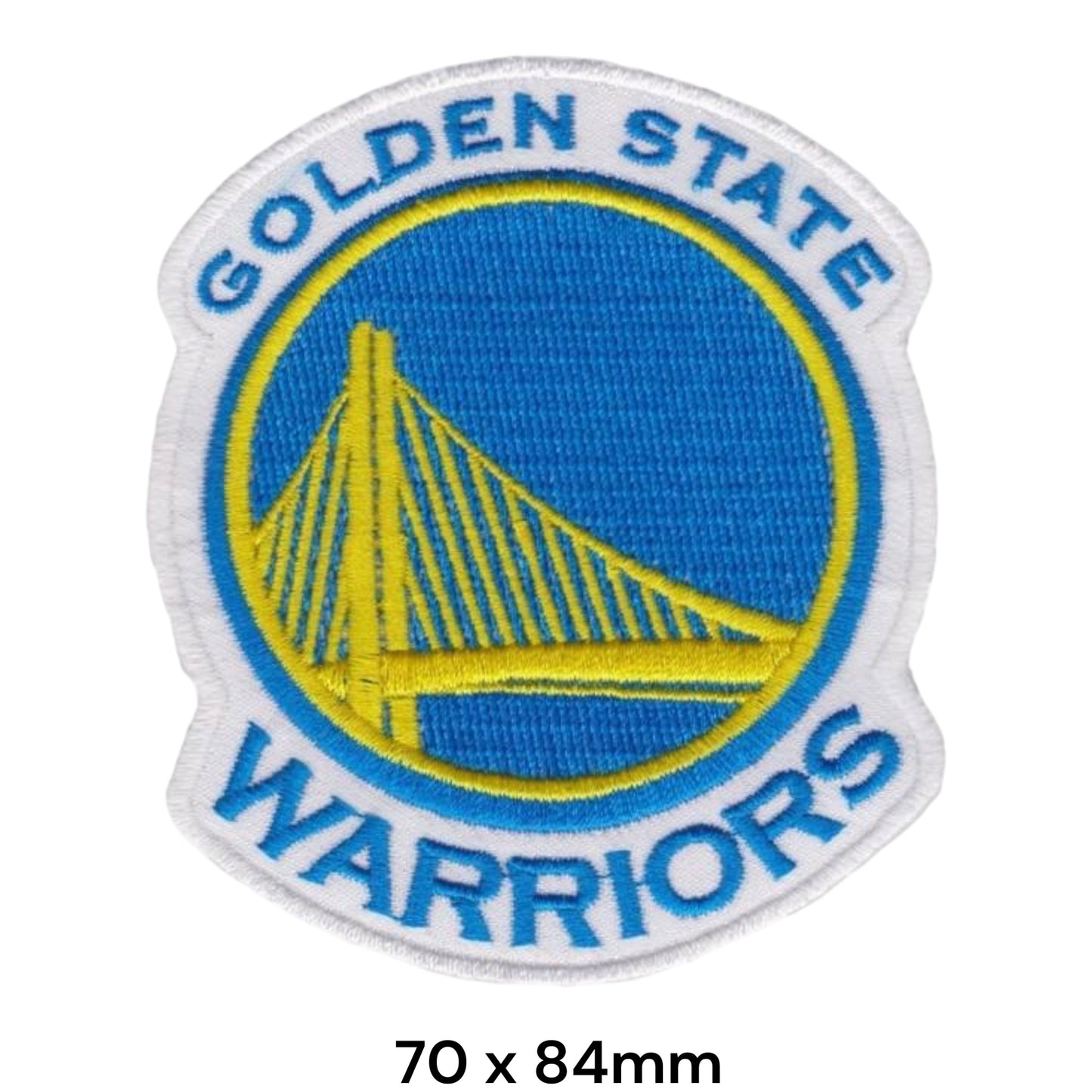 Golden State Warriors Bay Bridge Embroidered Patch Iron-On Sew-On NBA Basketball Badge