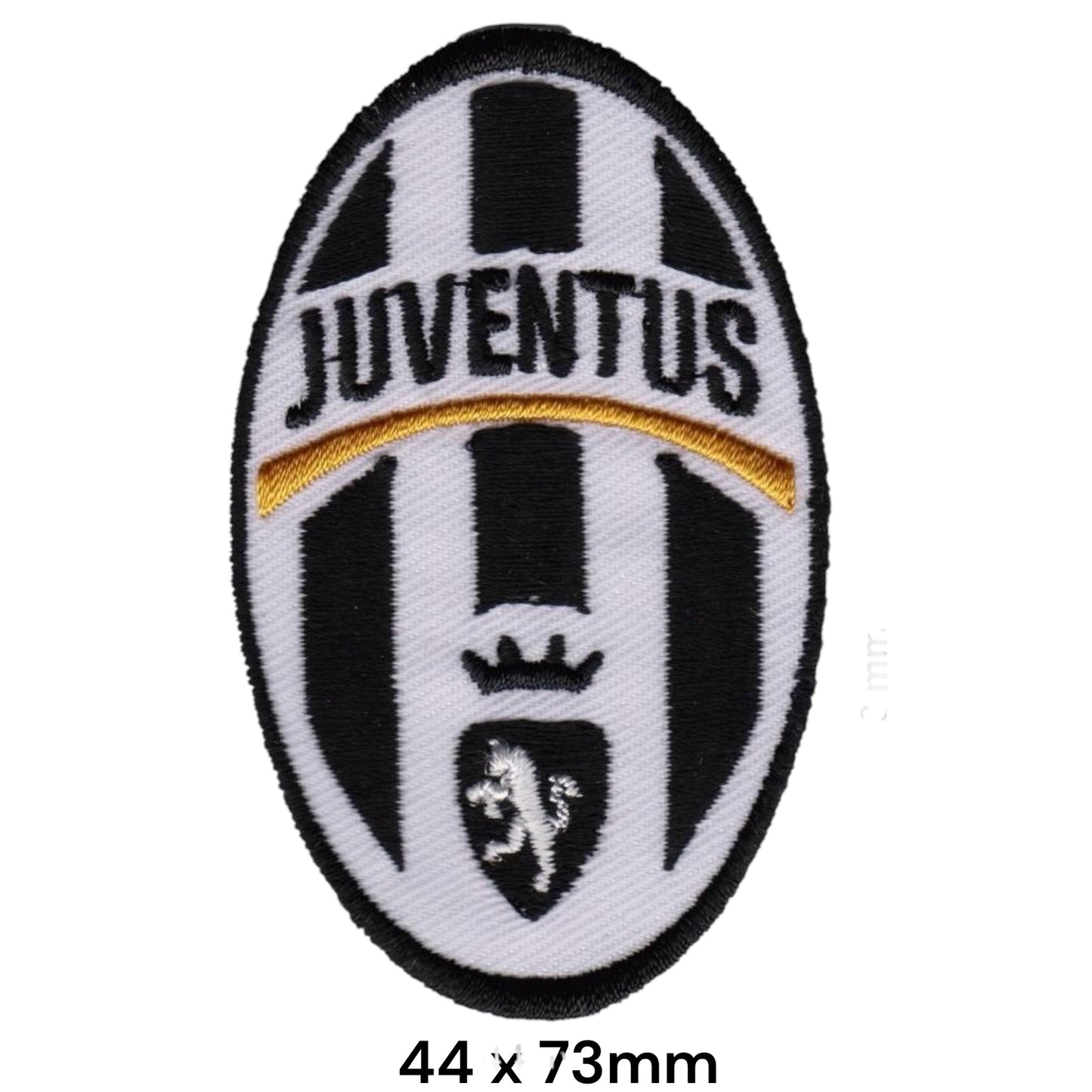 Juventus FC Oval Crest Embroidered Patch Iron-On Sew-On Football Club Badge