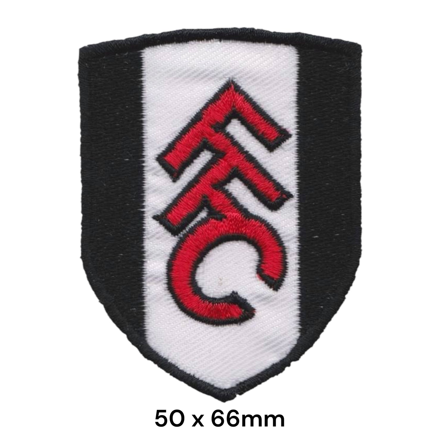 Fulham FC Shield Crest Embroidered Patch Iron-On Sew-On Football Club Badge