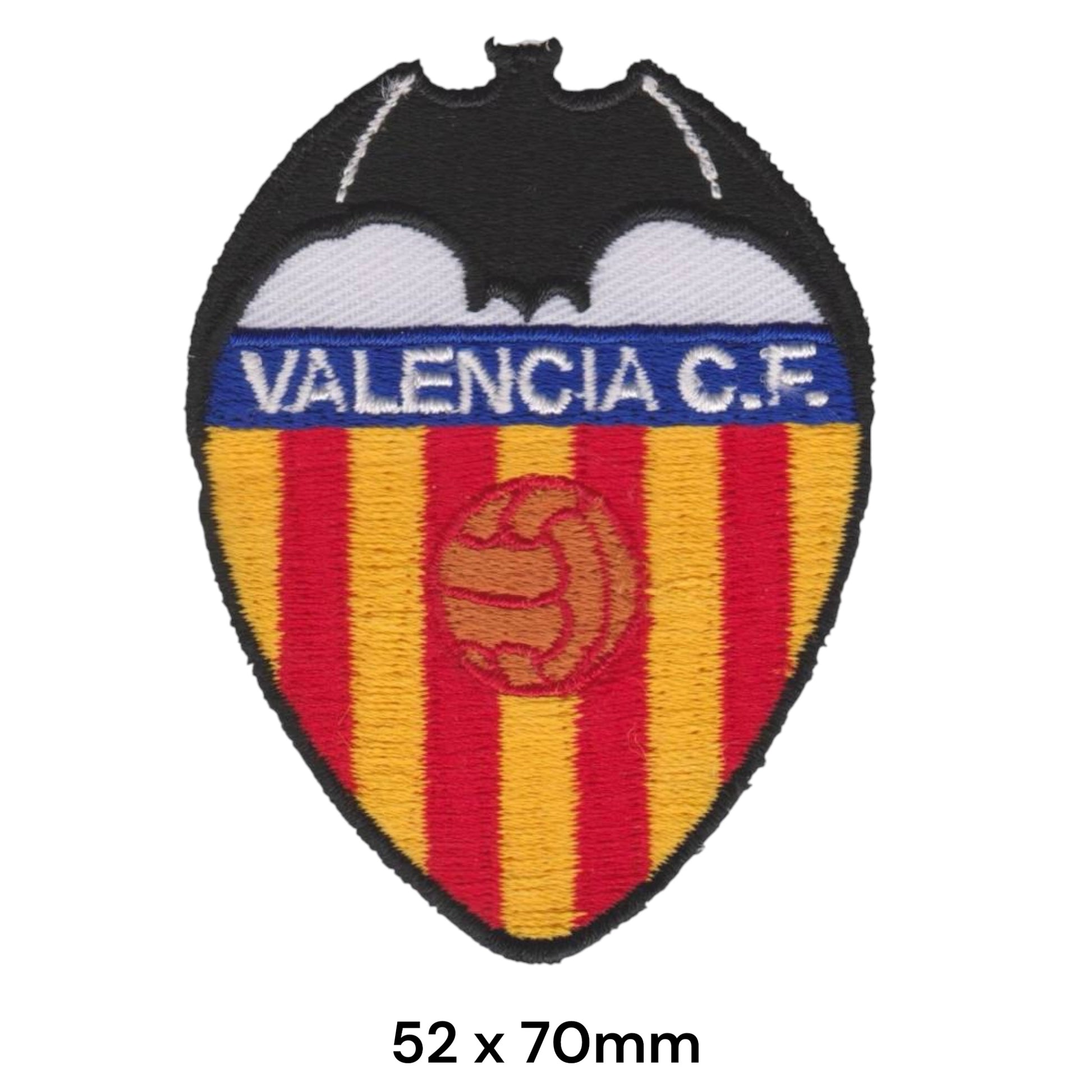Valencia CF Modern Crest Embroidered Patch 52x70mm