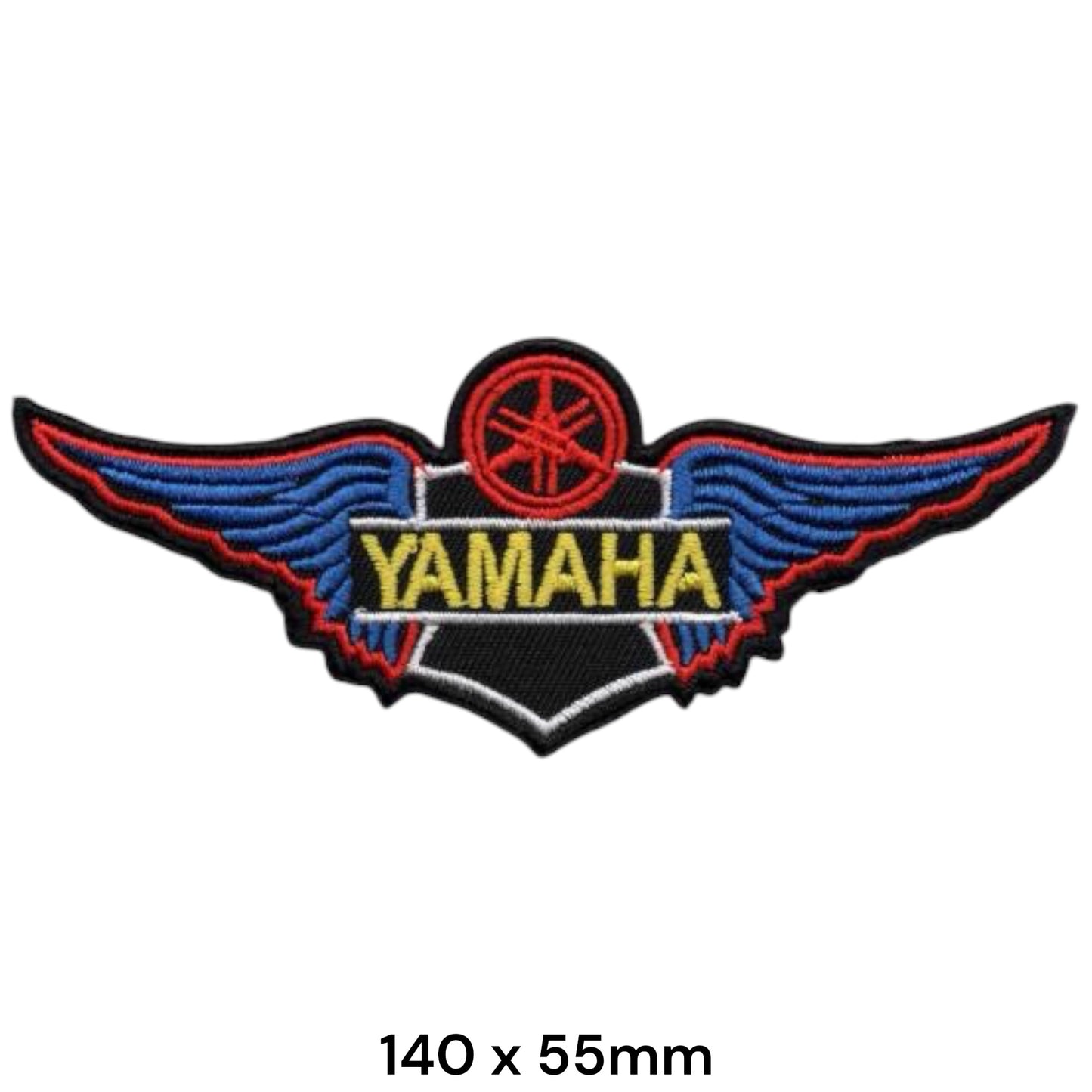 Yamaha Wings Logo Embroidered Patch 140x55mm