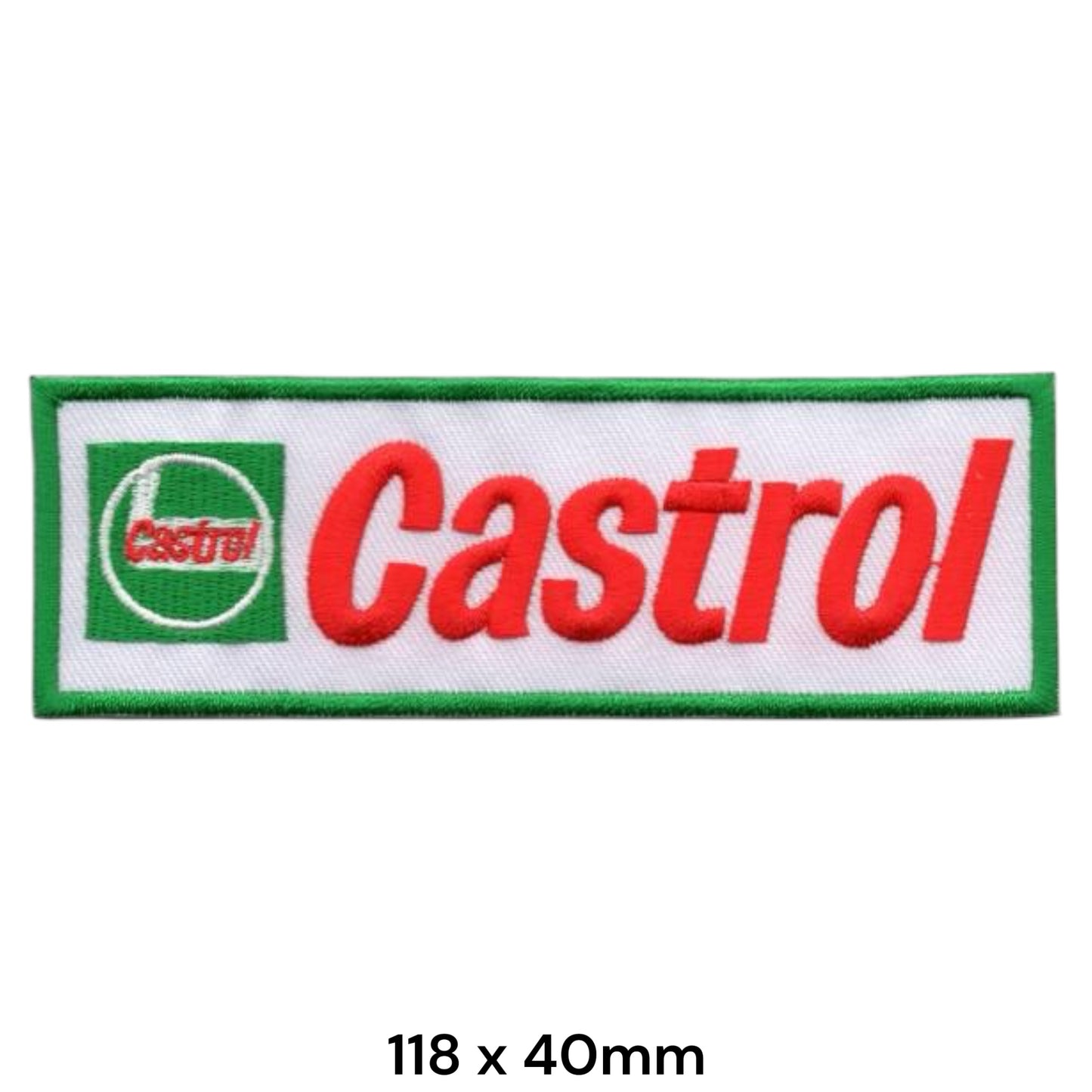 Castrol Logo Embroidered Patch 118x40mm