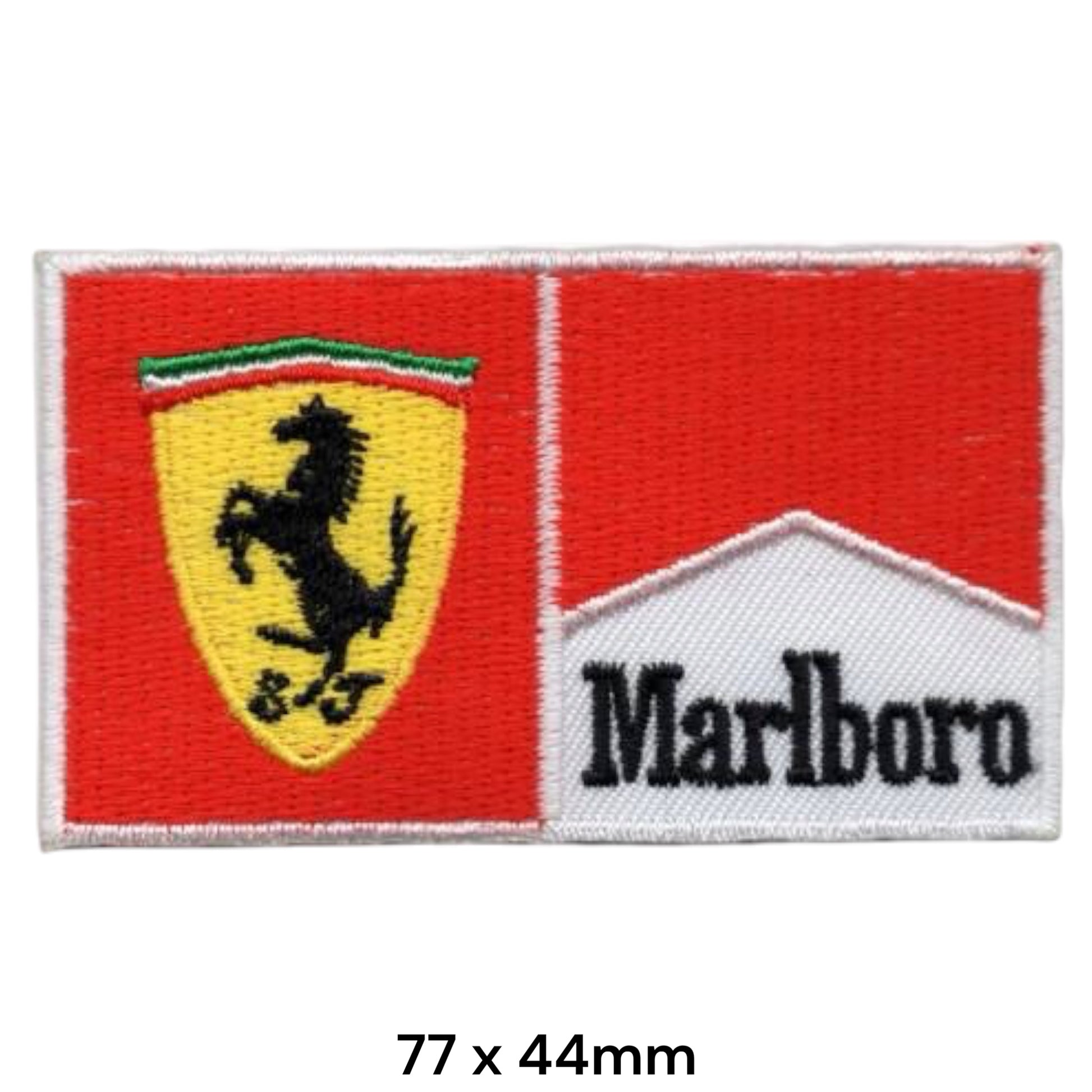 Scuderia Ferrari Marlboro F1 Embroidered Patch 77x44mm