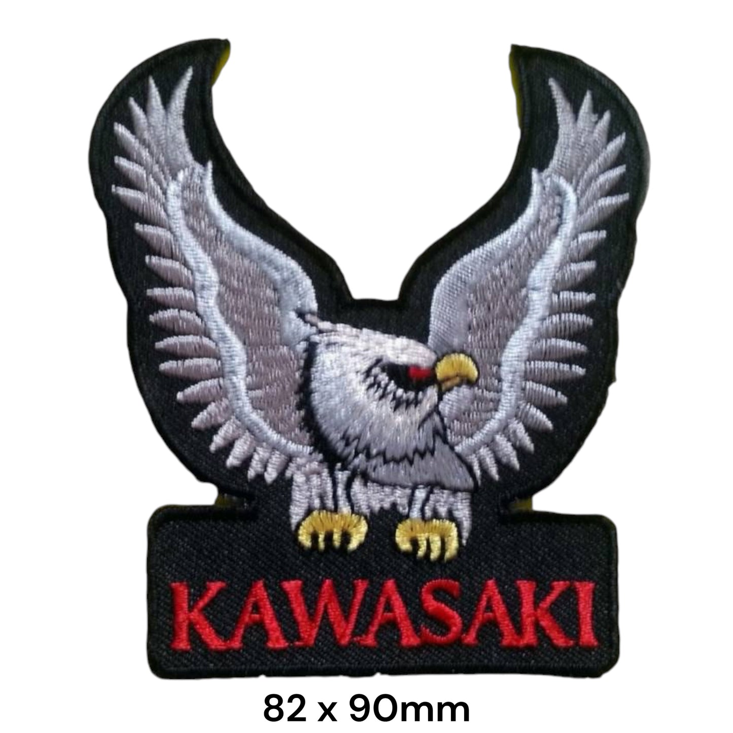 Kawasaki Eagle Embroidered Patch 82x90mm