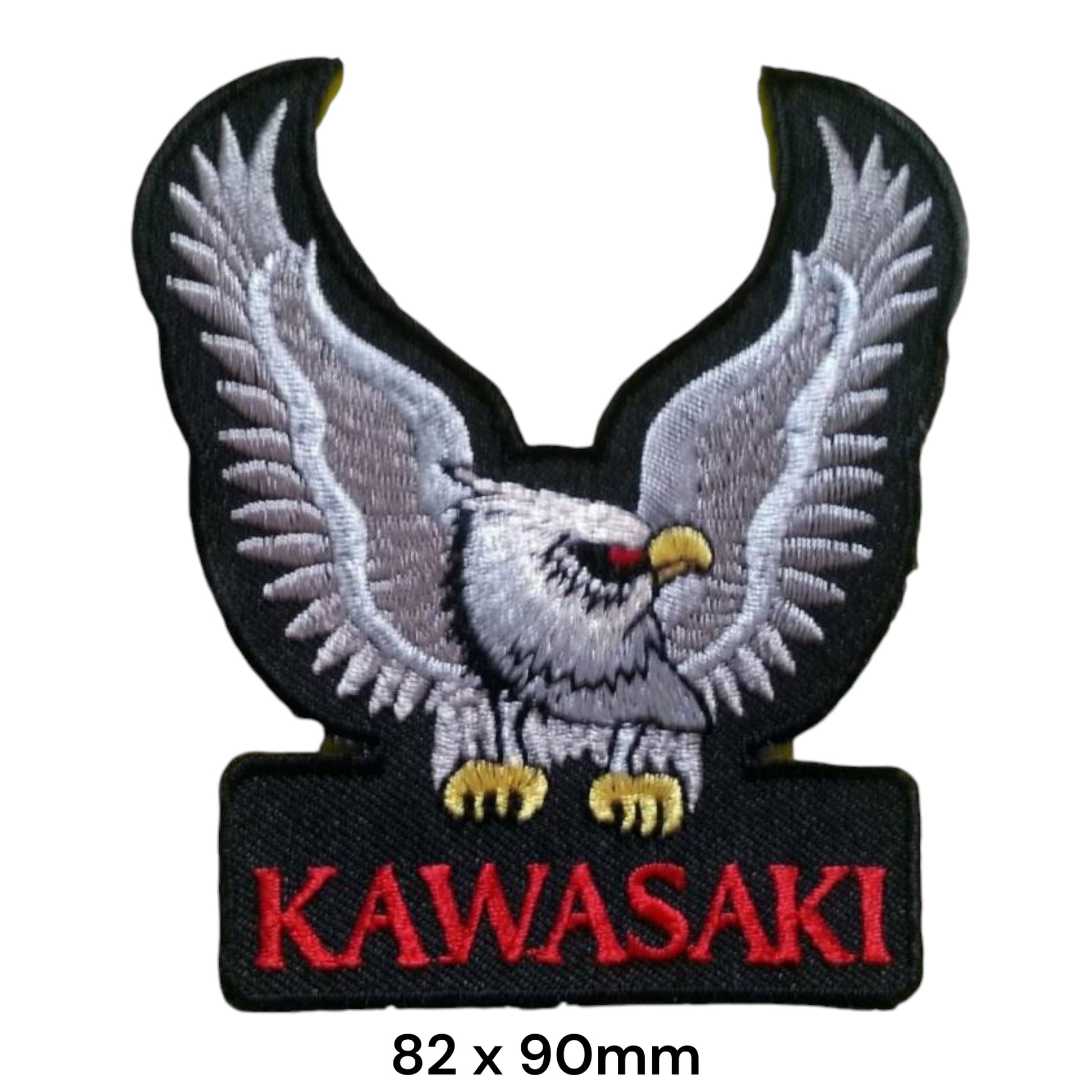 Kawasaki Eagle Embroidered Patch 82x90mm