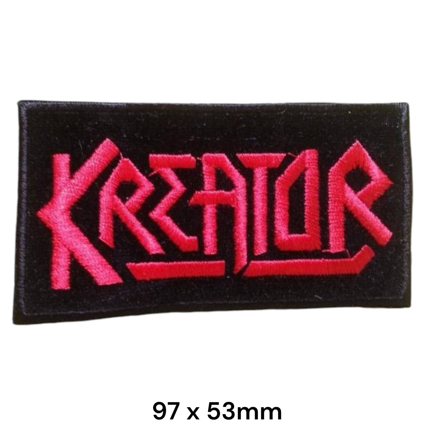 Kreator Logo Embroidered Patch 97x53mm – Black & Red