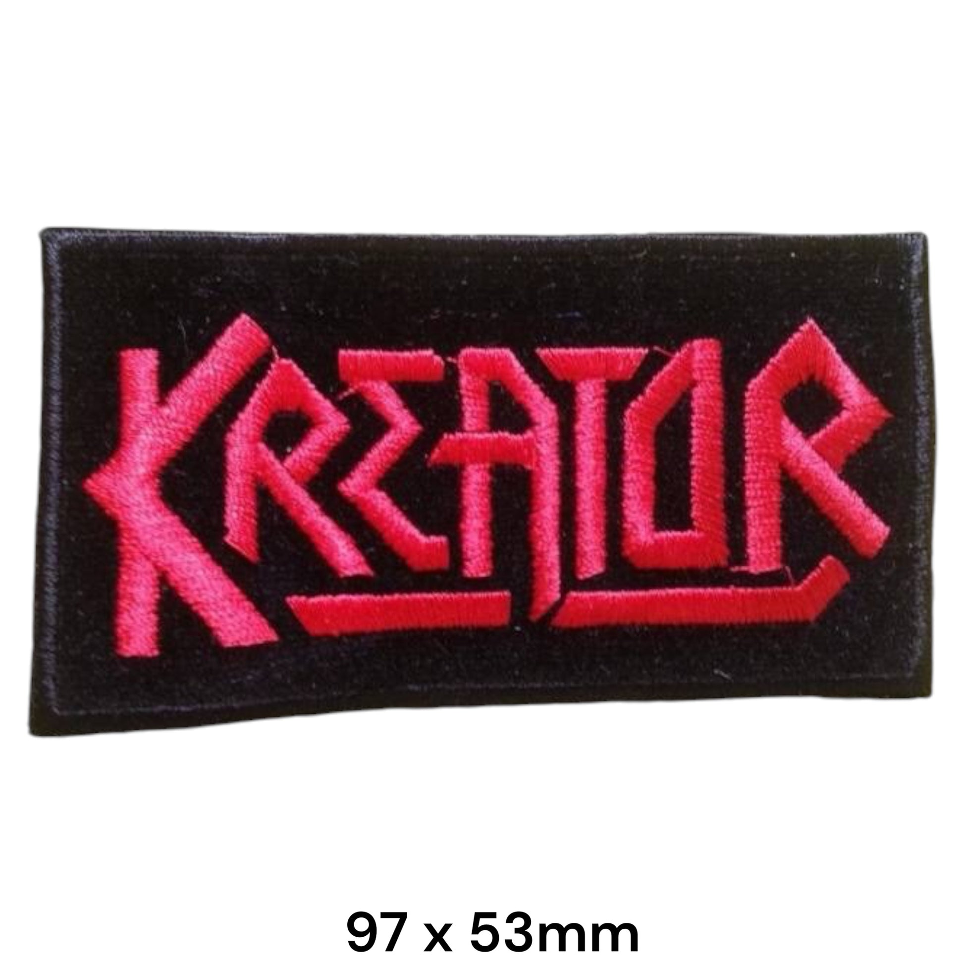 Kreator Logo Embroidered Patch 97x53mm – Black & Red