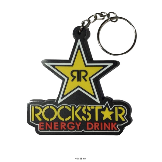 Rockstar Energy Drink Keychain