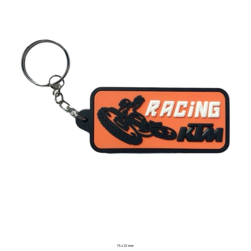KTM Racing Keychain - Perfect for Motorcycle Enthusiasts