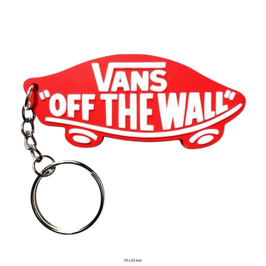 Vans 'Off The Wall' Keychain - Skateboard Design